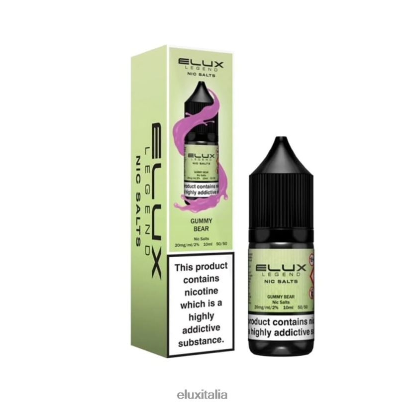 Best Elux Vape Flavours | Elux Legend sale nico 10ml orsetto gommoso e sale HH20XP13