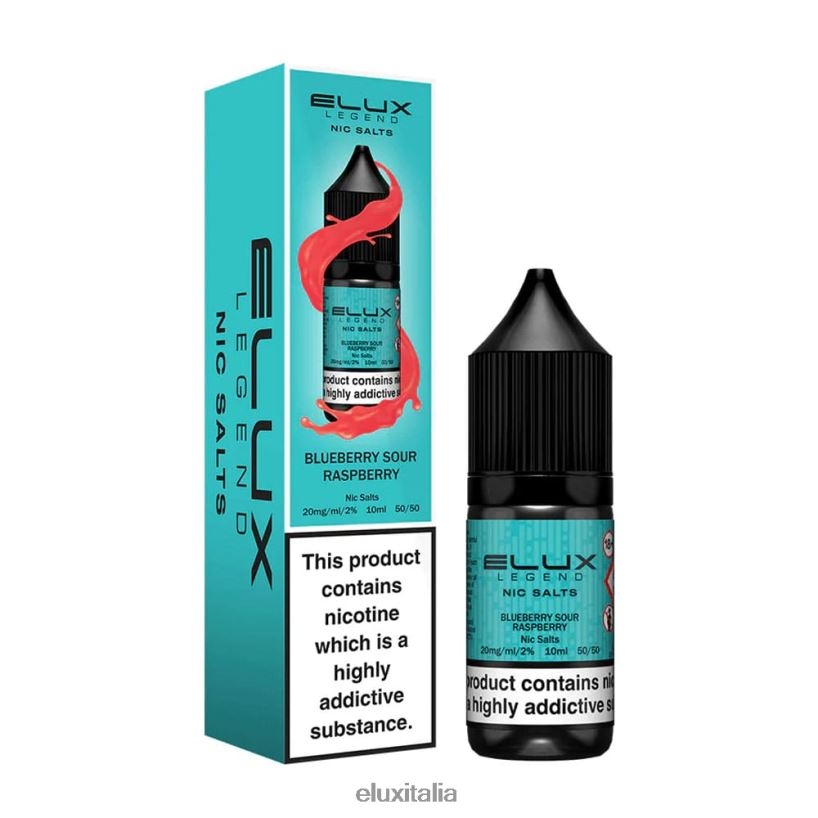Elux Juice Flavors | Elux Legend sale nico 10ml nic sale mirtillo lampone acido 10ml HH20XP42