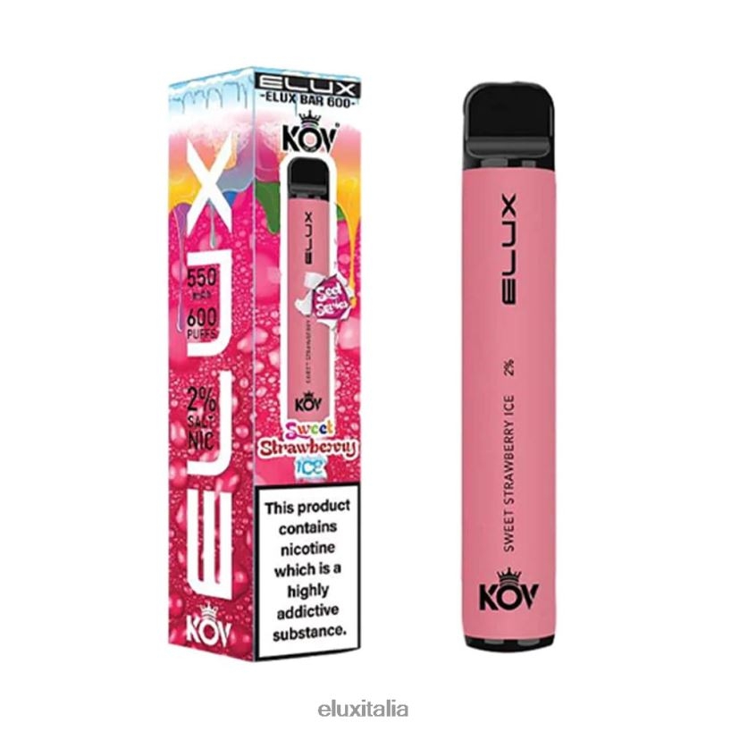 Elux Vape Disposable | Elux Bar vaporizzatore usa e getta della serie Sweet dolce gelato alla fragola HH20XP110