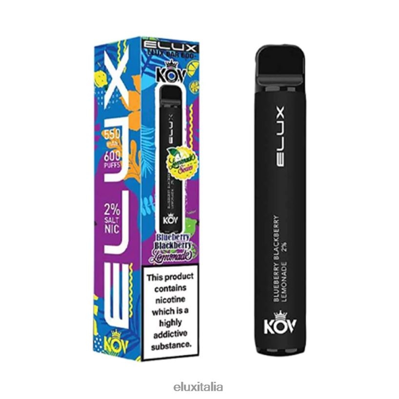 Elux Milano | Elux Bar Vape usa e getta serie limonata limonata alle more e mirtilli HH20XP105