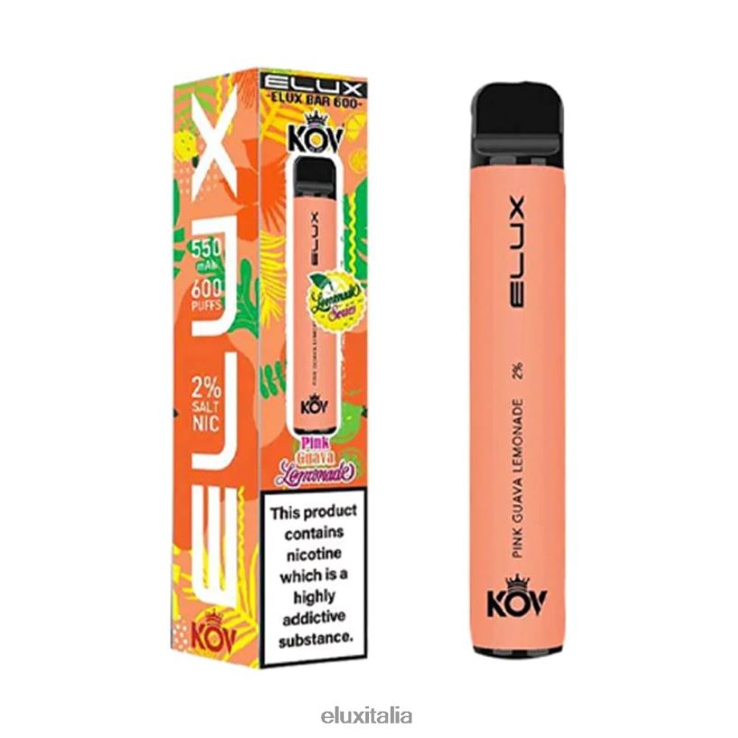 Elux Vape Italia | Elux Bar Vape usa e getta serie limonata limonata alla guava rosa HH20XP106