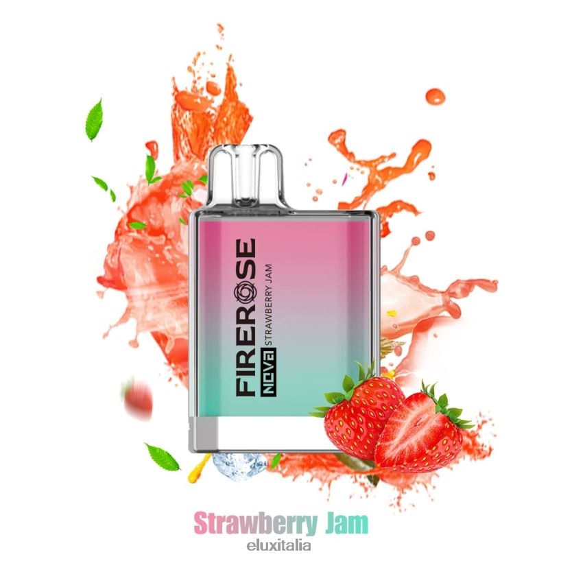 Best Elux Vape Flavours | Elux Firerose Nova Vaporizzatore usa e getta da 600 puff marmellata di fragole HH20XP113