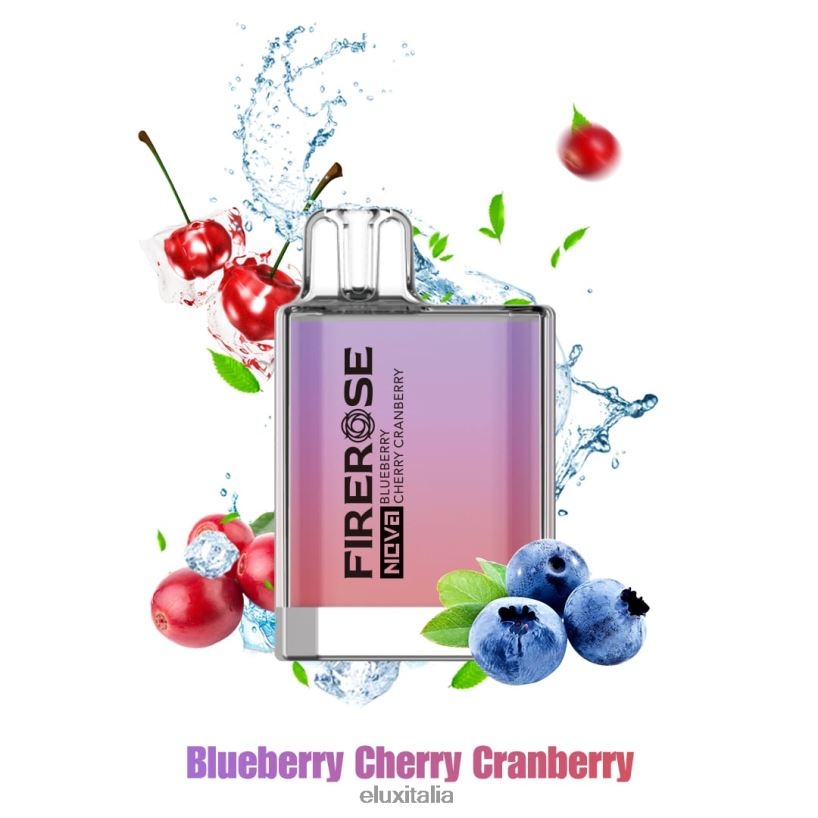 Elux Juice Bulk Italia | Elux Firerose Nova Vaporizzatore usa e getta da 600 puff mirtillo ciliegia mirtillo HH20XP21