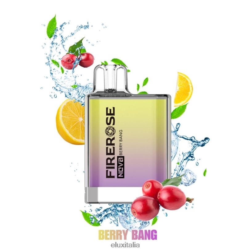 Elux Roma | Elux Firerose Nova Vaporizzatore usa e getta da 600 puff botto di bacche HH20XP18